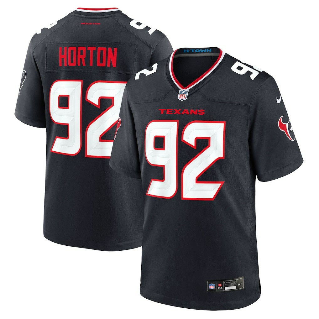 Dylan Horton Houston Texans Team Game Jersey Navy