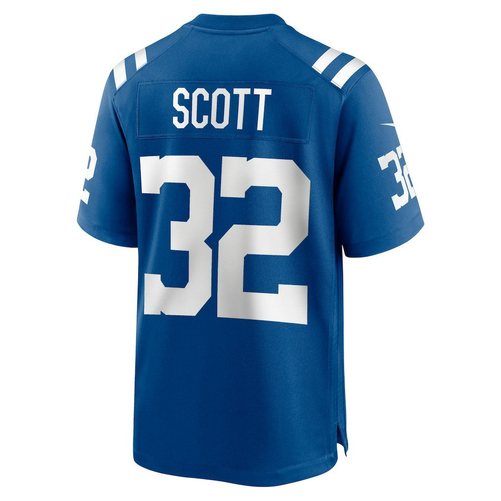 Daniel Scott Indianapolis Colts Team Game Jersey Royal