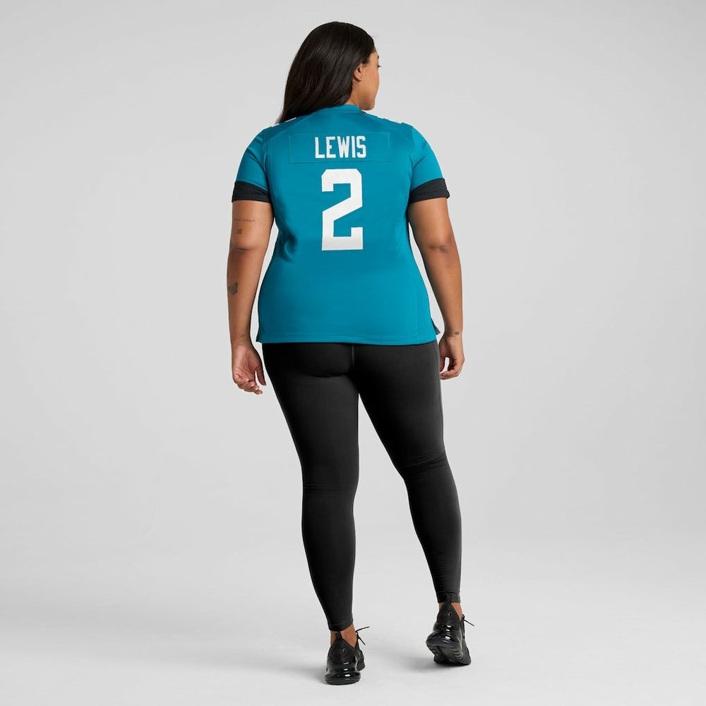 Jourdan Lewis Jacksonville Jaguars Women's Team Game Jersey Teal