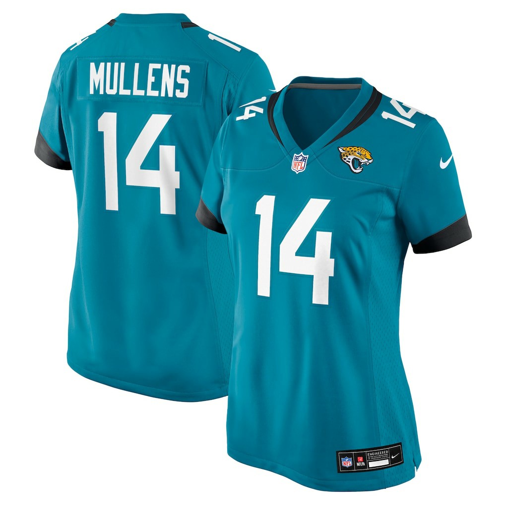 Nick Mullens Jacksonville Jaguars Women's Team Game Jersey Teal