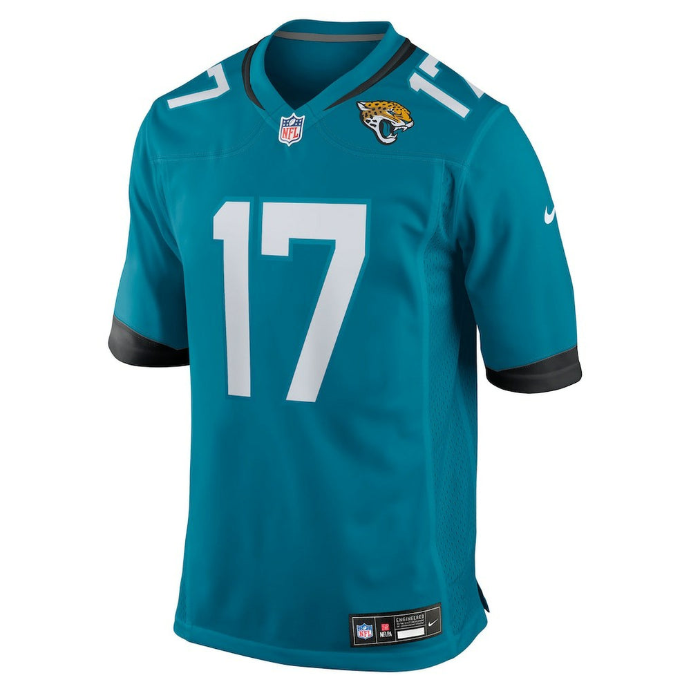 Tim Patrick Jacksonville Jaguars Team Game Jersey Teal