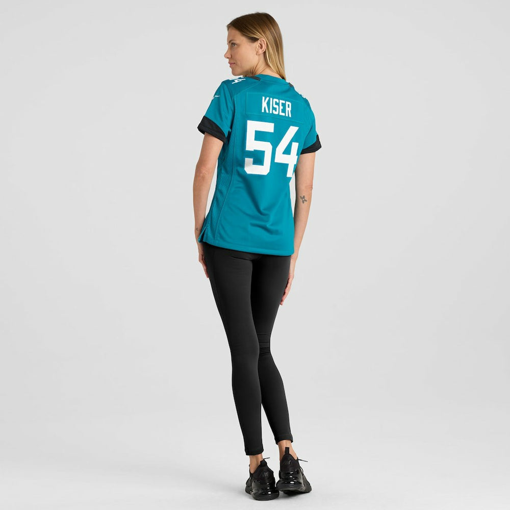 Jack Kiser Jacksonville Jaguars Women's Team Game Jersey Teal