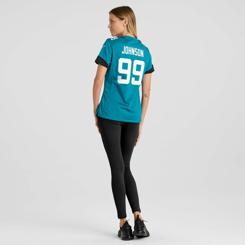 Austin Johnson Jacksonville Jaguars Women's Team Game Jersey Teal
