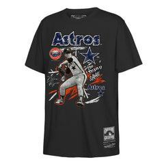 Nolan Ryan Houston Astros Mitchell & Ness Youth Chalked Up Player T-Shirt - Black T-shirts