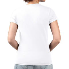 Seattle Mariners G-III 4Her by Carl Banks Women's Metallic Drop Lightweight V-Neck T-Shirt - White T-shirts