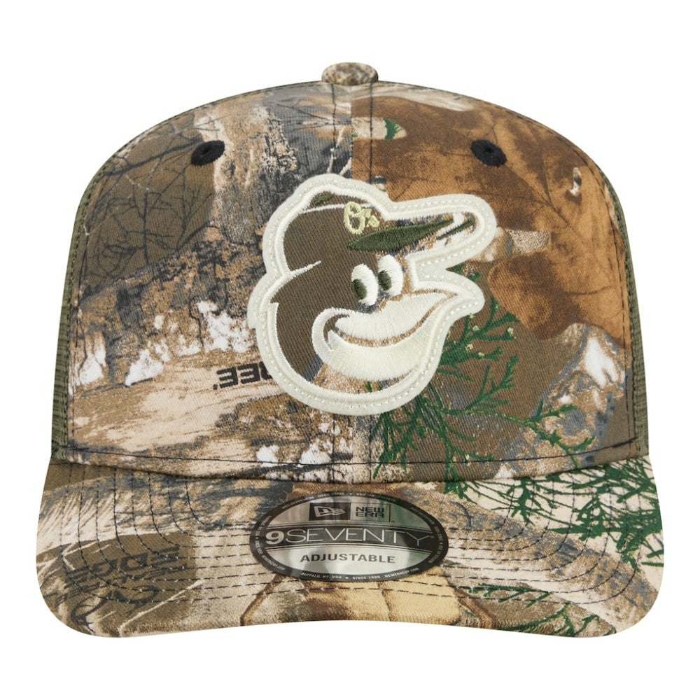 Baltimore Orioles New Era Realtree 9SEVENTY Adjustable Hat - Camo Hats