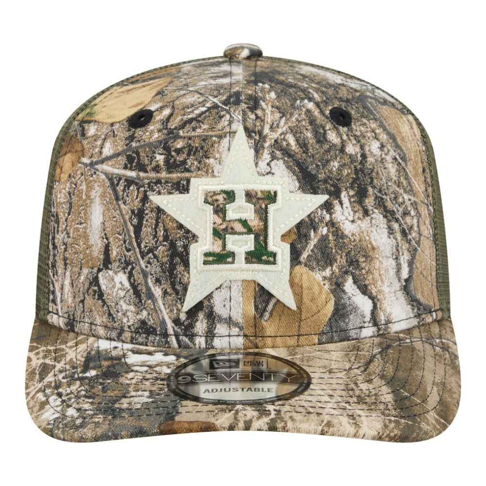 Houston Astros New Era Realtree 9SEVENTY Adjustable Hat - Camo Hats