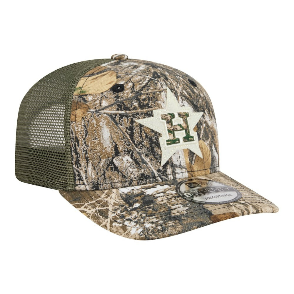 Houston Astros New Era Realtree 9SEVENTY Adjustable Hat - Camo Hats