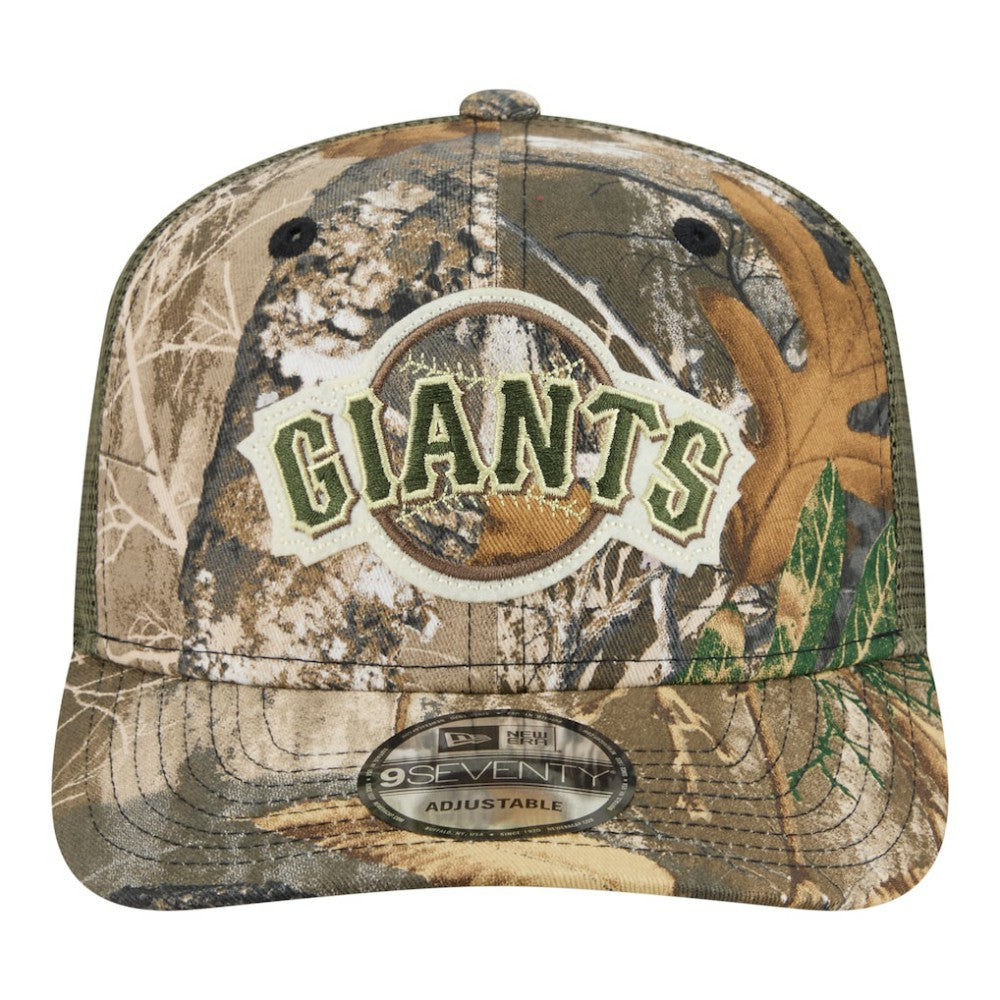 San Francisco Giants New Era Realtree 9SEVENTY Adjustable Hat - Camo Hats