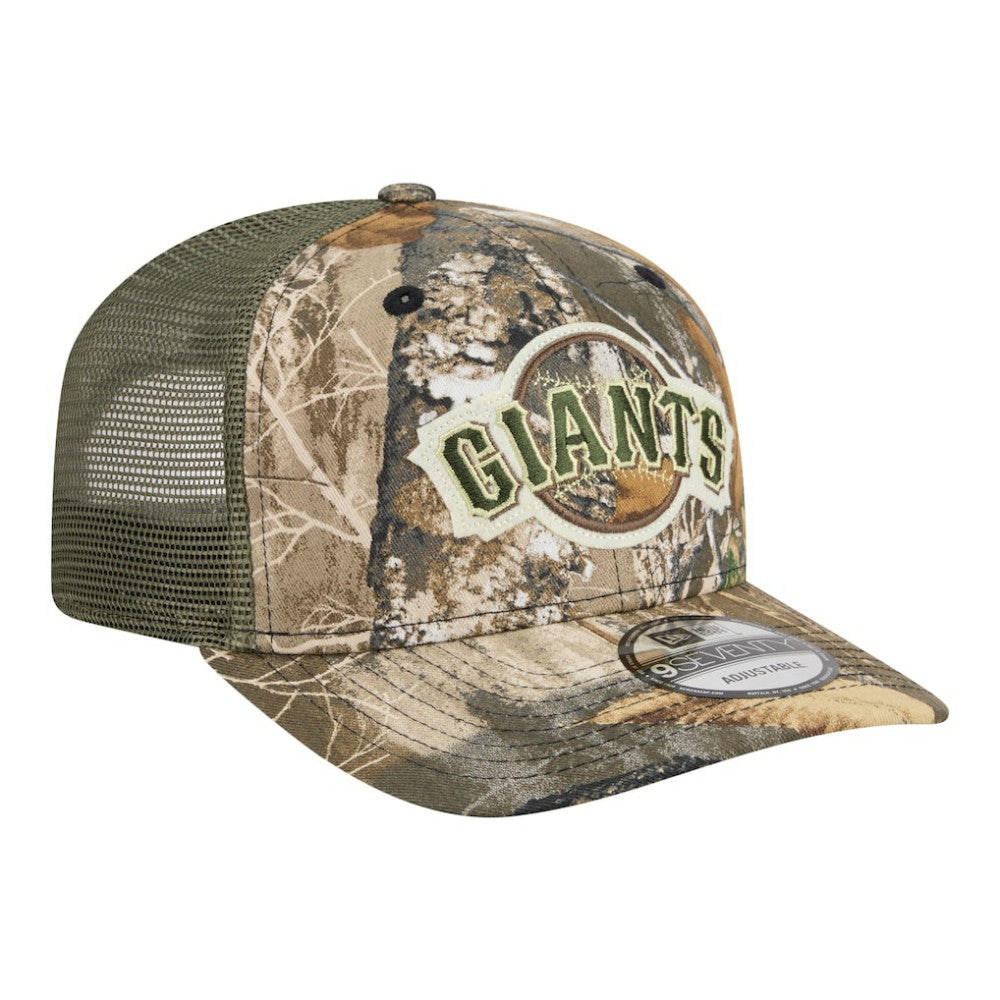 San Francisco Giants New Era Realtree 9SEVENTY Adjustable Hat - Camo Hats