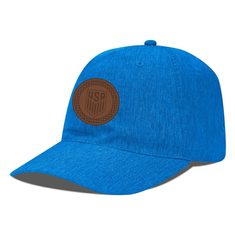 USMNT Levelwear Idol Periscope Stretch-Snap Adjustable Hat Heather Royal