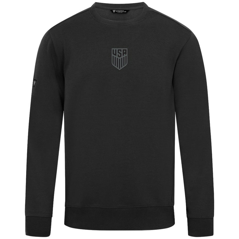 USMNT Levelwear Zane Chenille Sweatshirt Black sale
