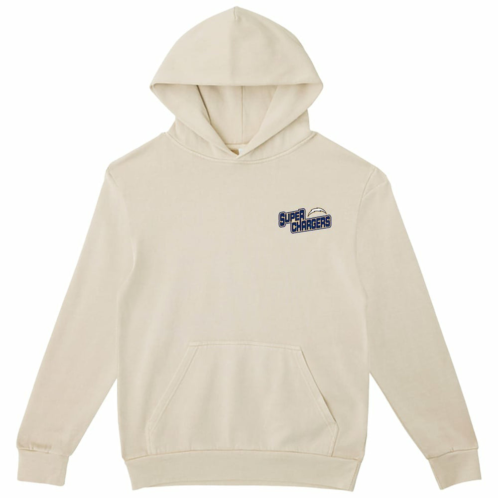 Los Angeles Chargers The Wild Collective Unisex Superchargers Hoodie Cream