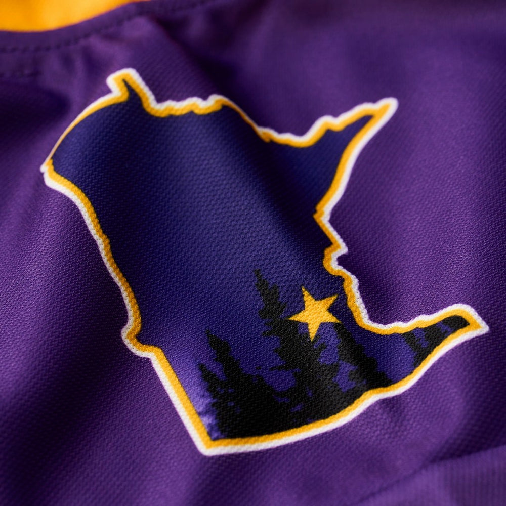 NFL Justin Jefferson Minnesota Vikings Hockey Jersey - Purple cheap