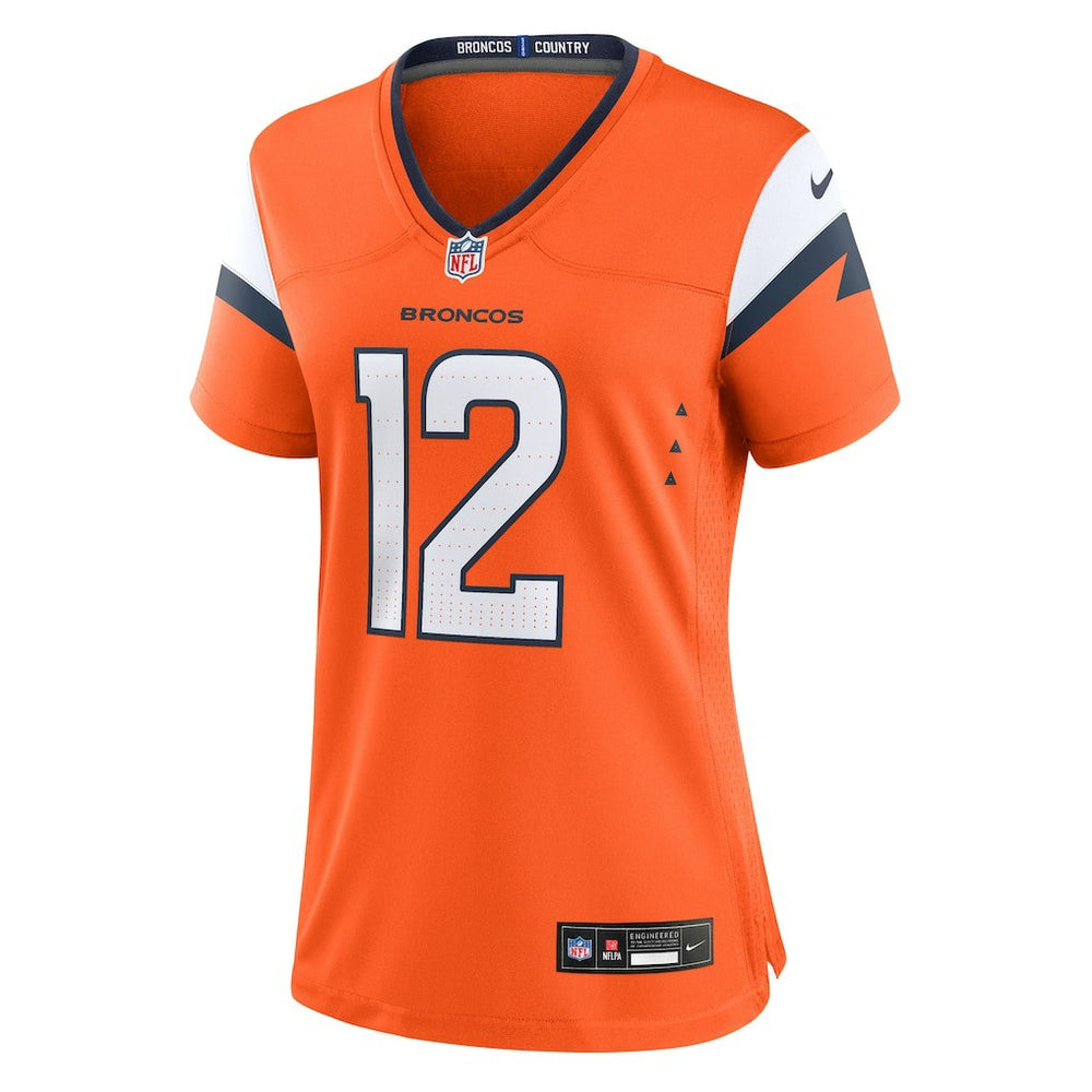 RJ Harvey Denver Broncos Women's Team Game Jersey Orange