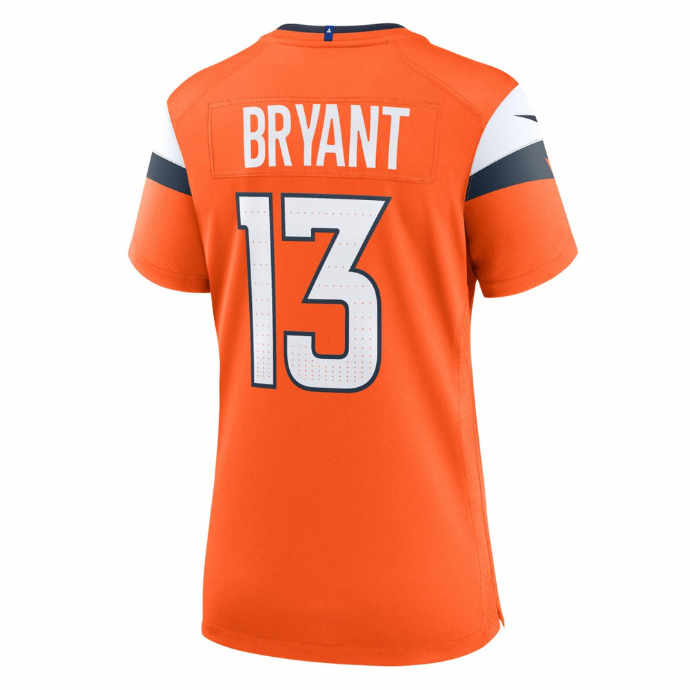Pat Bryant Denver Broncos Women's Team Game Jersey Orange