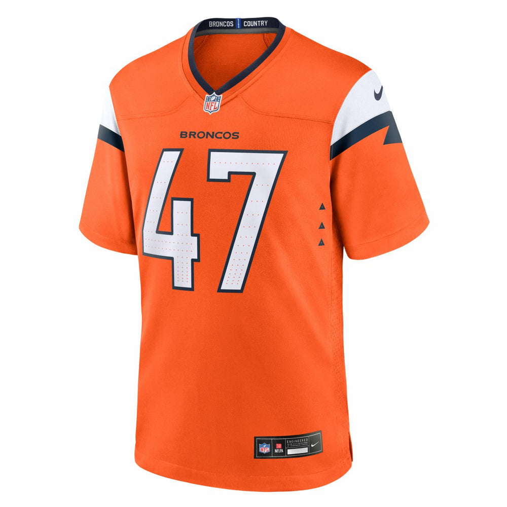 Karene Reid Denver Broncos Team Game Jersey Orange