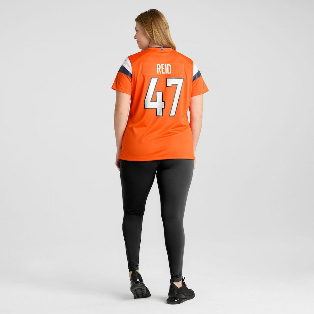 Karene Reid Denver Broncos Women's Team Game Jersey Orange