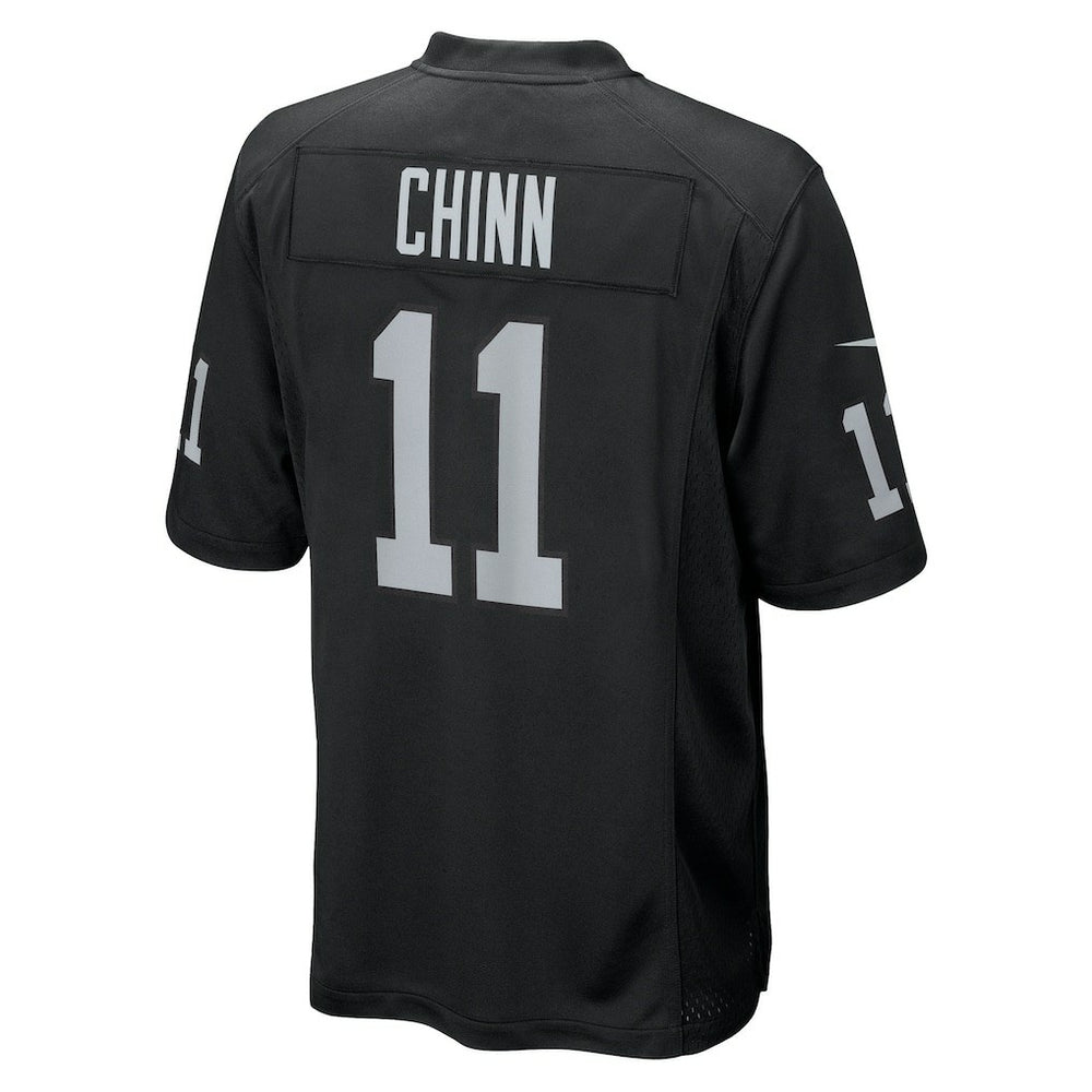 Jeremy Chinn Las Vegas Raiders Team Game Jersey Black