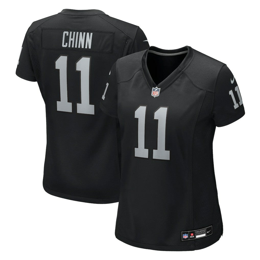 Jeremy Chinn Las Vegas Raiders Women's Team Game Jersey Black