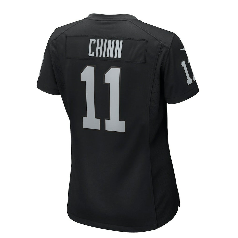Jeremy Chinn Las Vegas Raiders Women's Team Game Jersey Black