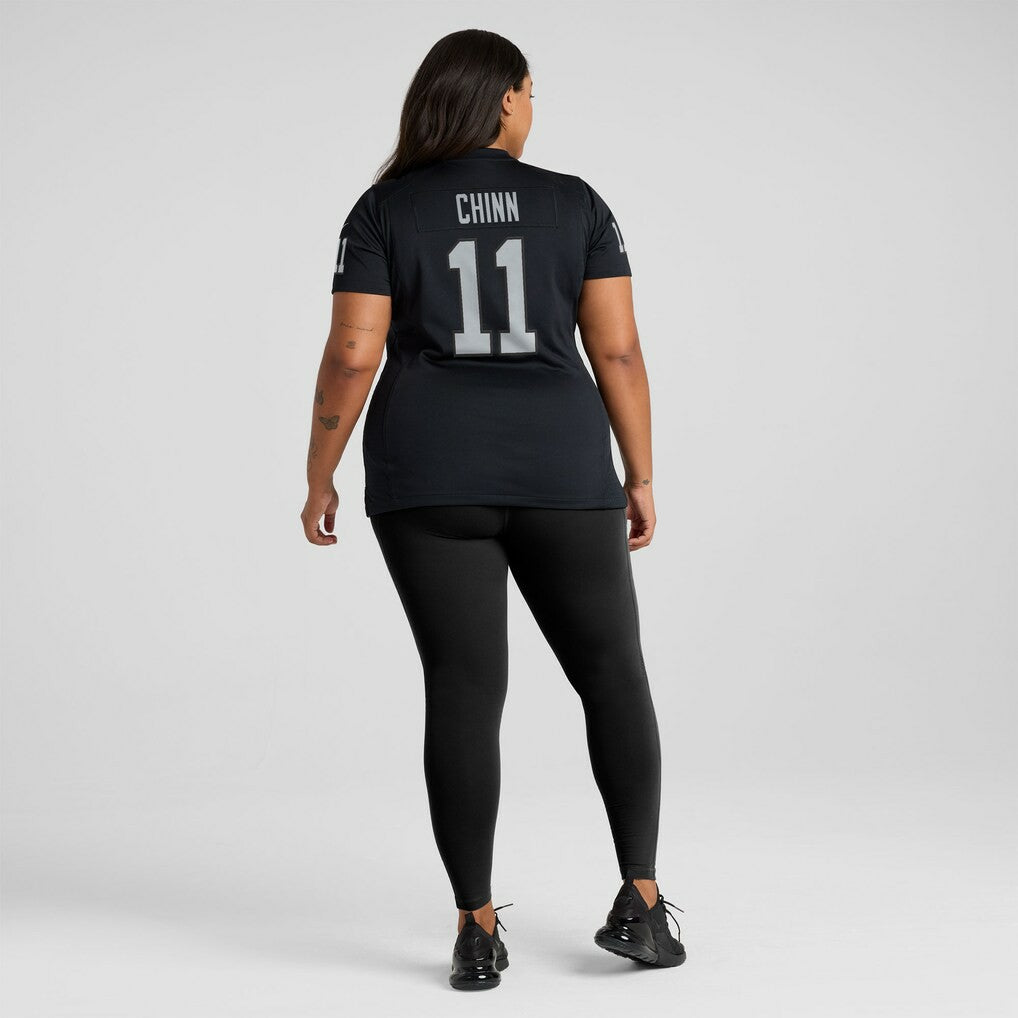 Jeremy Chinn Las Vegas Raiders Women's Team Game Jersey Black