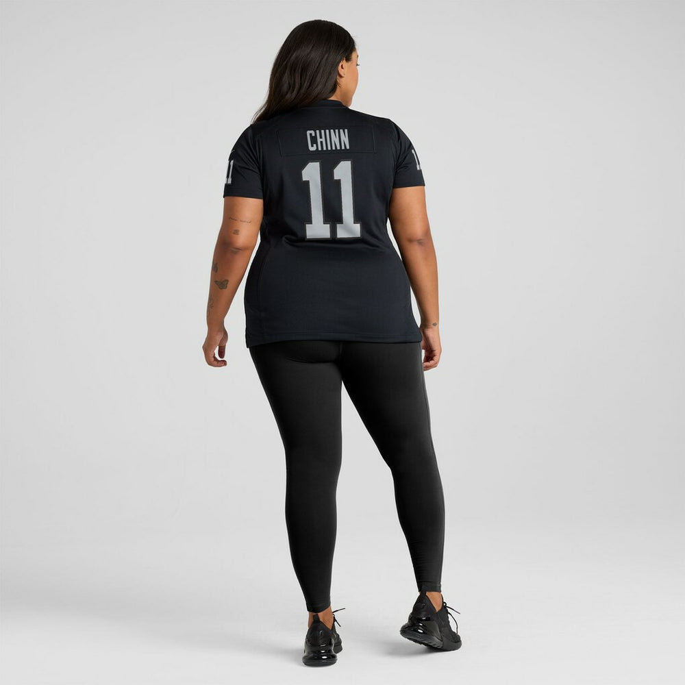 Jeremy Chinn Las Vegas Raiders Women's Team Game Jersey Black