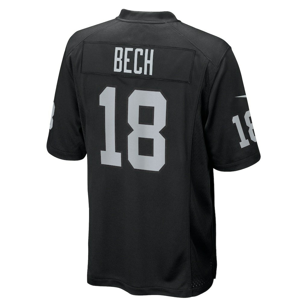 Jack Bech Las Vegas Raiders Team Game Jersey Black