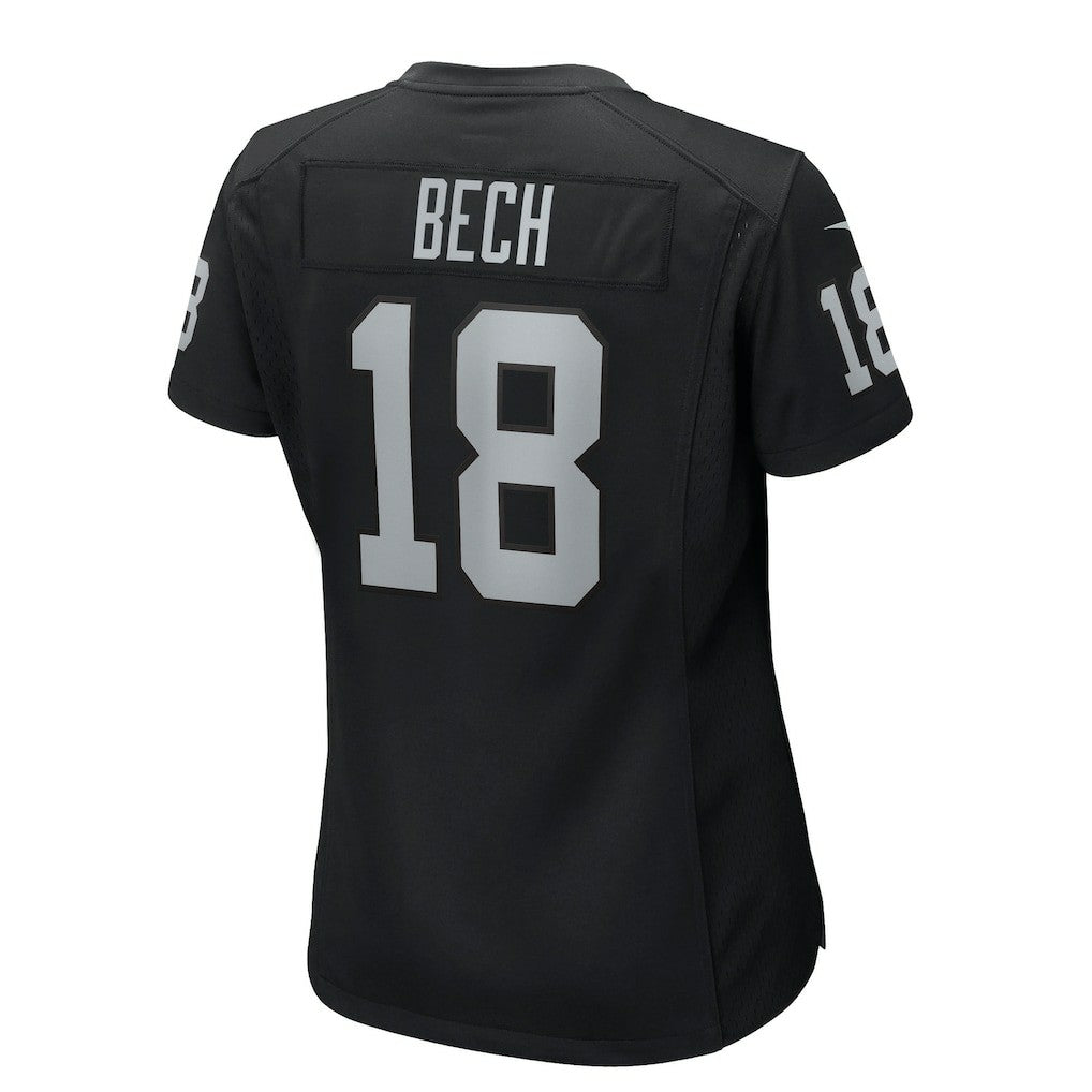 Jack Bech Las Vegas Raiders Women's Team Game Jersey Black