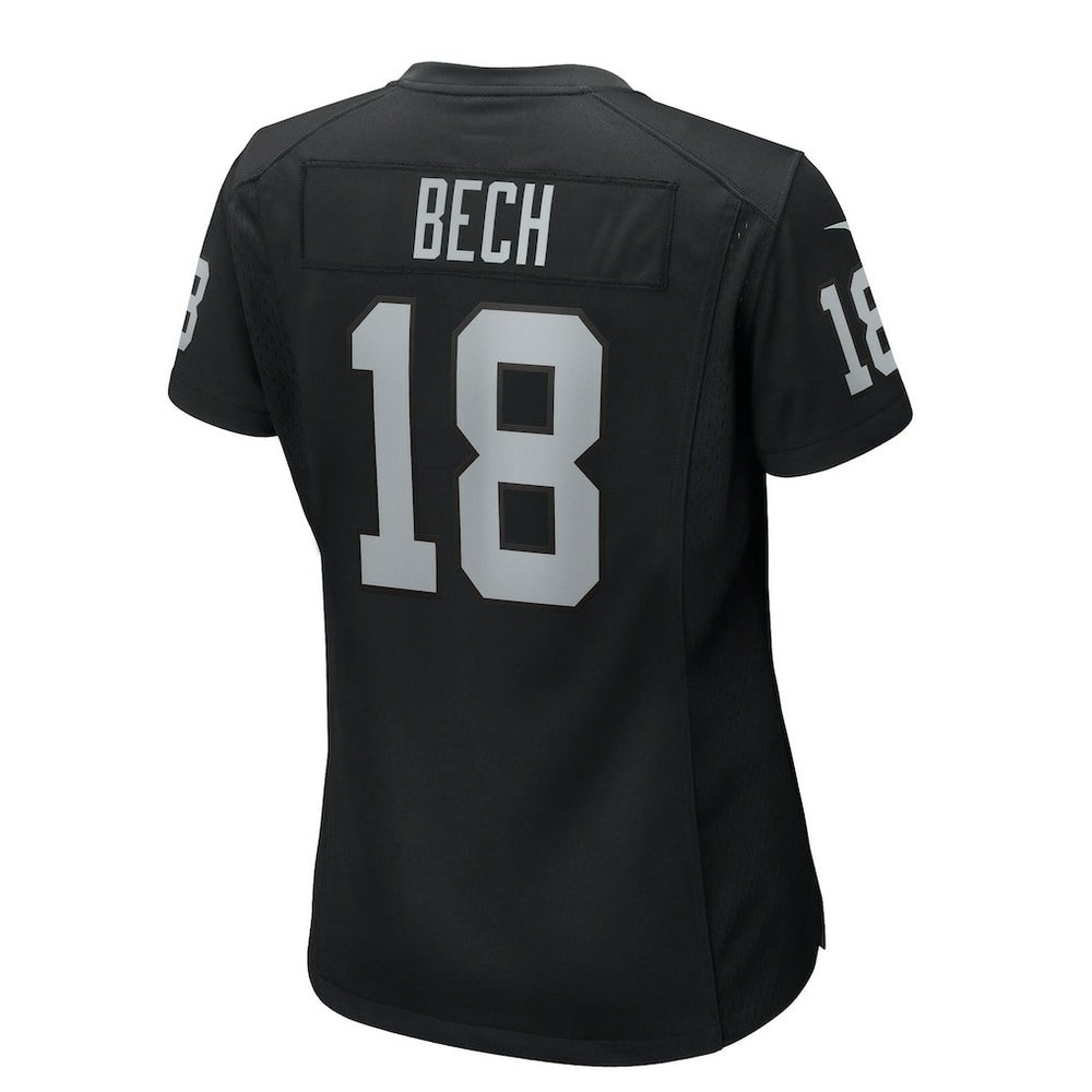 Jack Bech Las Vegas Raiders Women's Team Game Jersey Black