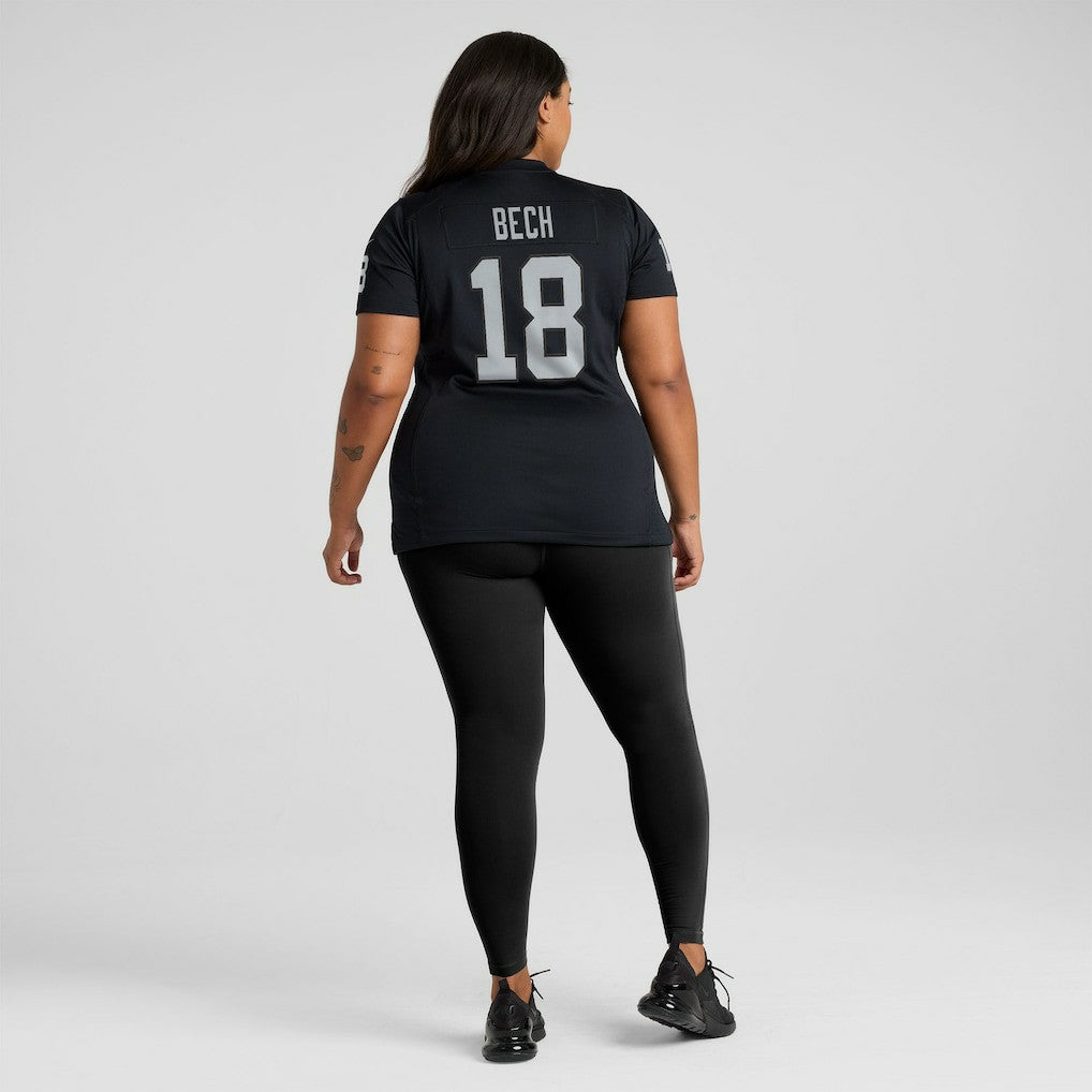 Jack Bech Las Vegas Raiders Women's Team Game Jersey Black