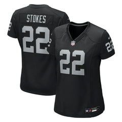 Eric Stokes Las Vegas Raiders Women's Team Game Jersey Black