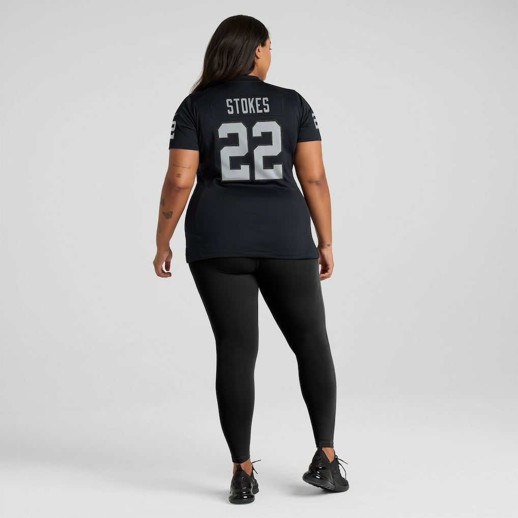 Eric Stokes Las Vegas Raiders Women's Team Game Jersey Black