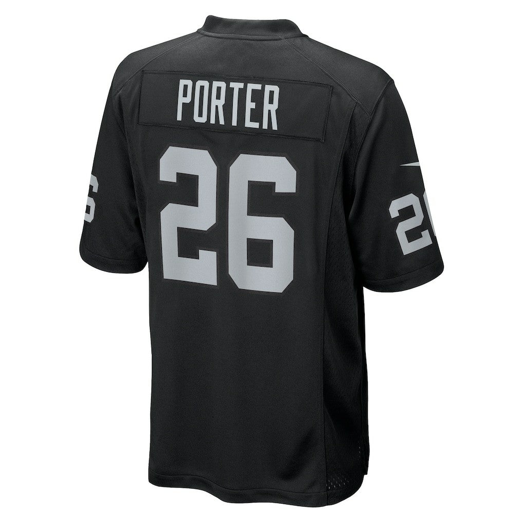 Darien Porter Las Vegas Raiders Team Game Jersey Black
