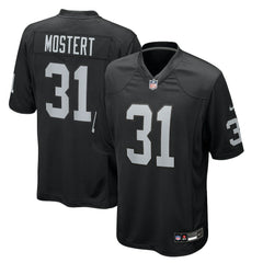 Raheem Mostert Las Vegas Raiders Team Game Jersey Black