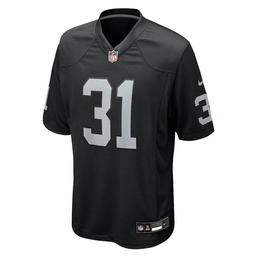 Raheem Mostert Las Vegas Raiders Team Game Jersey Black