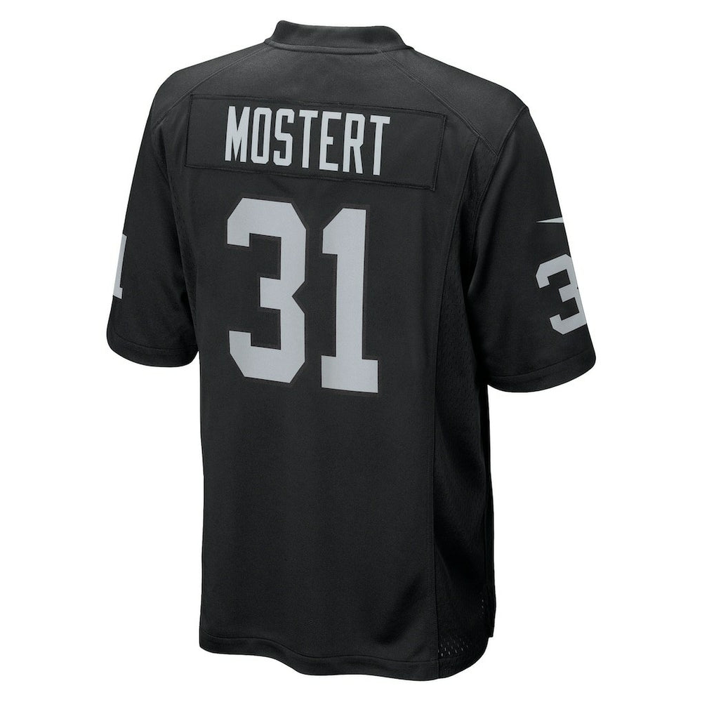 Raheem Mostert Las Vegas Raiders Team Game Jersey Black