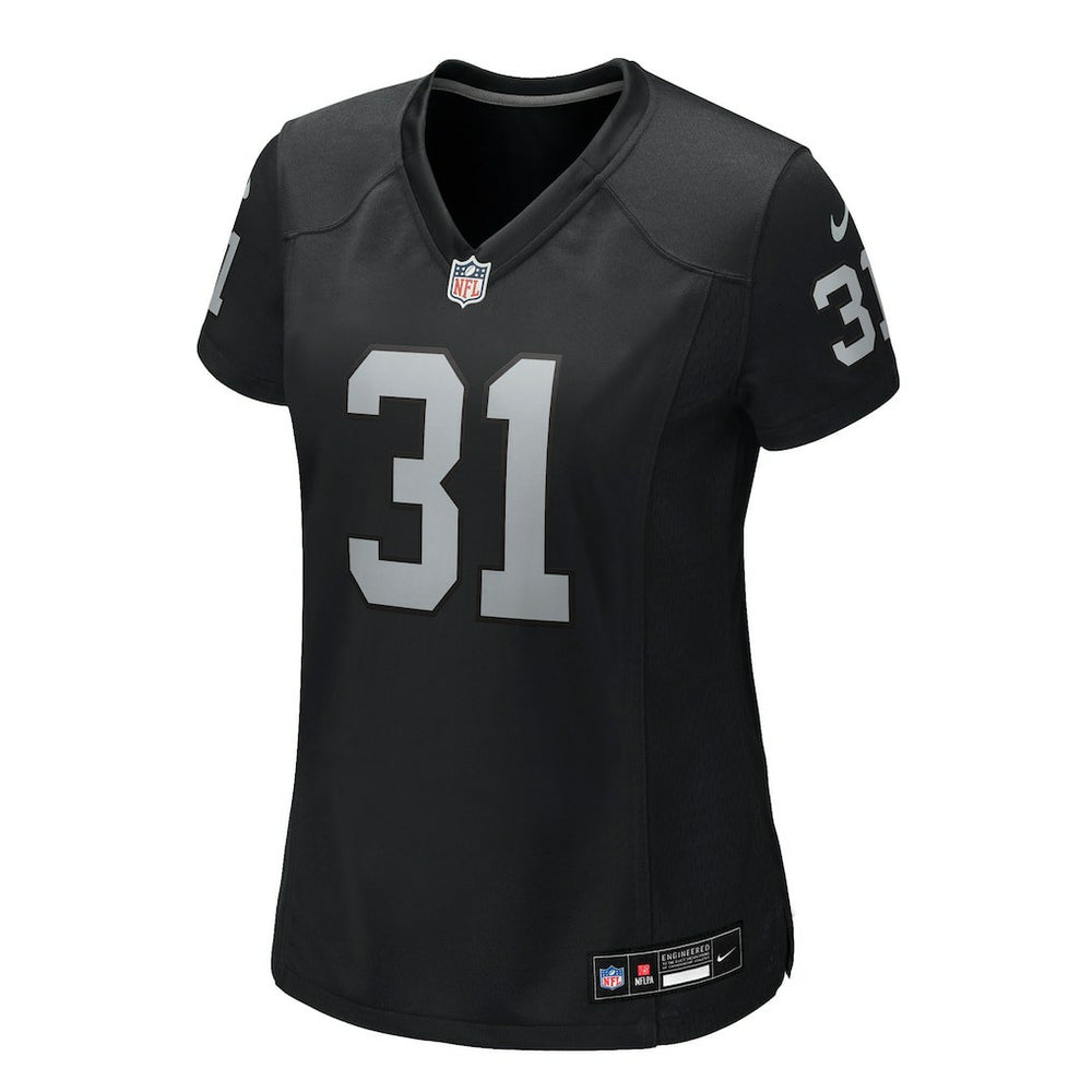 Raheem Mostert Las Vegas Raiders Women's Team Game Jersey Black