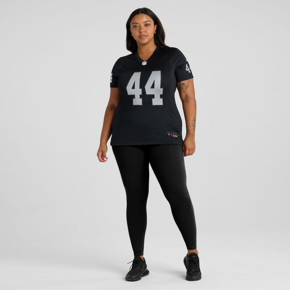 Tommy Eichenberg Las Vegas Raiders Women's Team Game Jersey Black