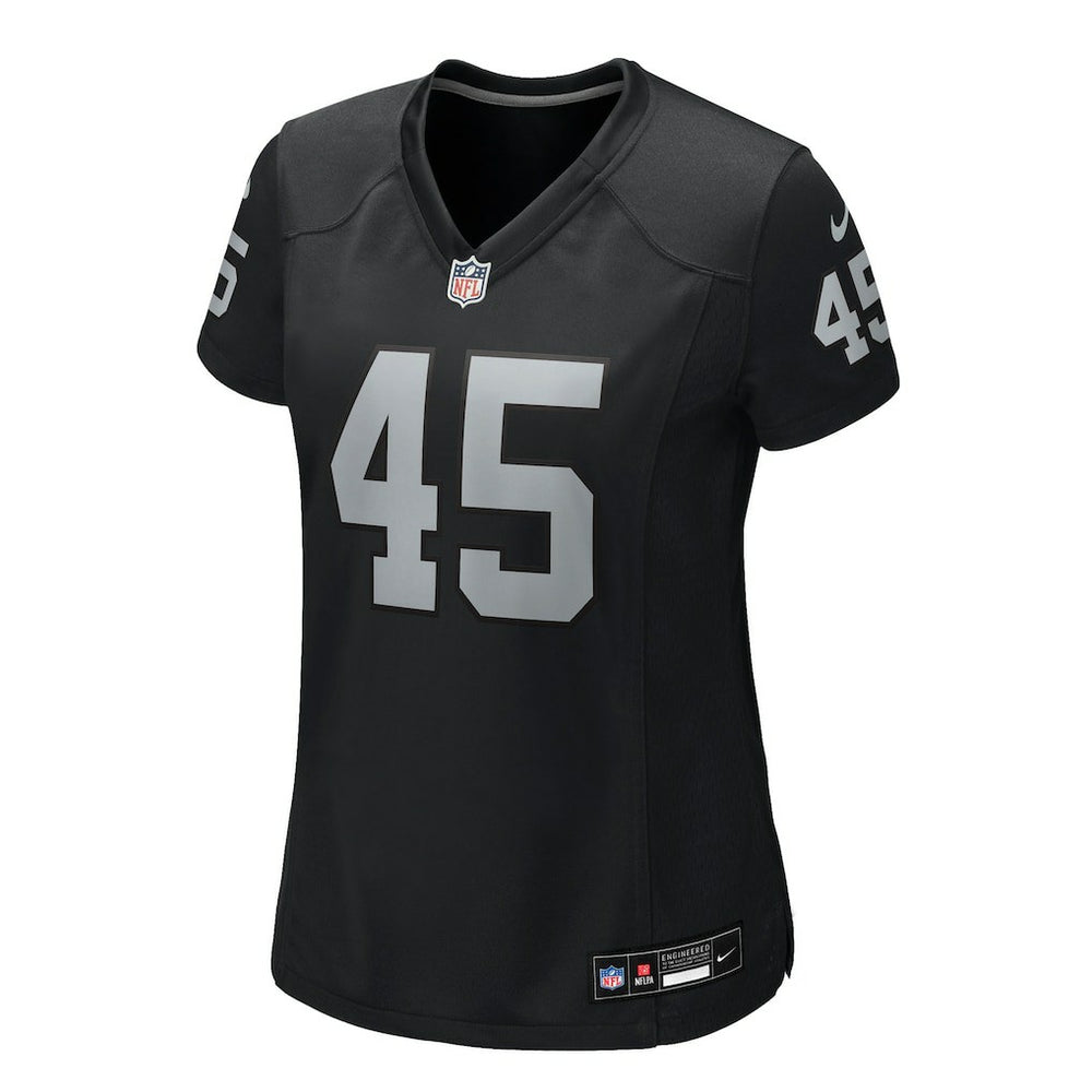 Devin White Las Vegas Raiders Women's Team Game Jersey Black