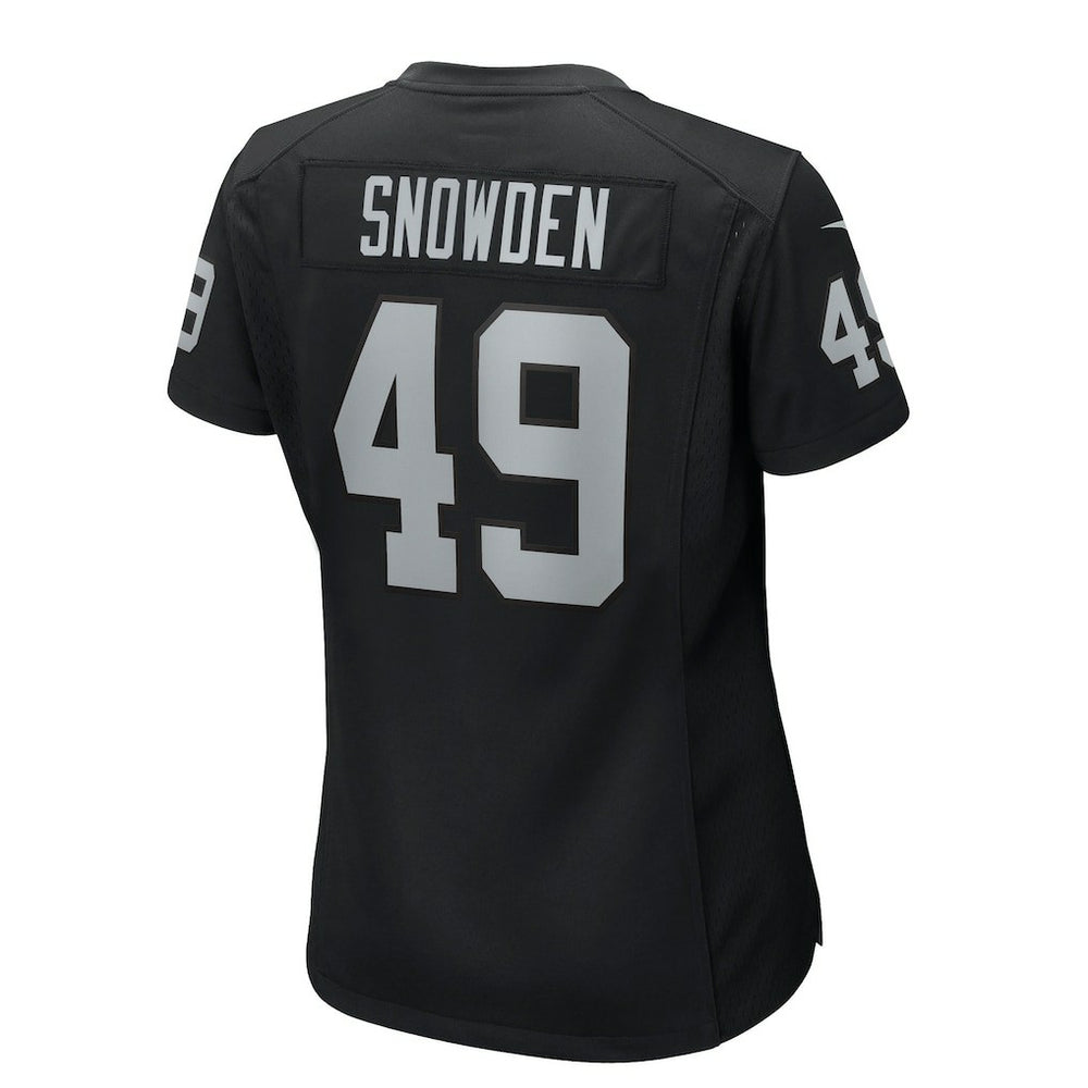 Charles Snowden Las Vegas Raiders Women's Team Game Jersey Black