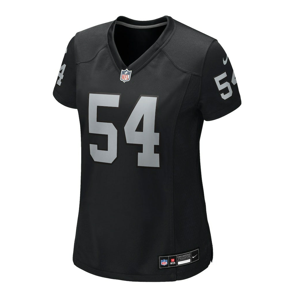 Brennan Jackson Las Vegas Raiders Women's Team Game Jersey Black