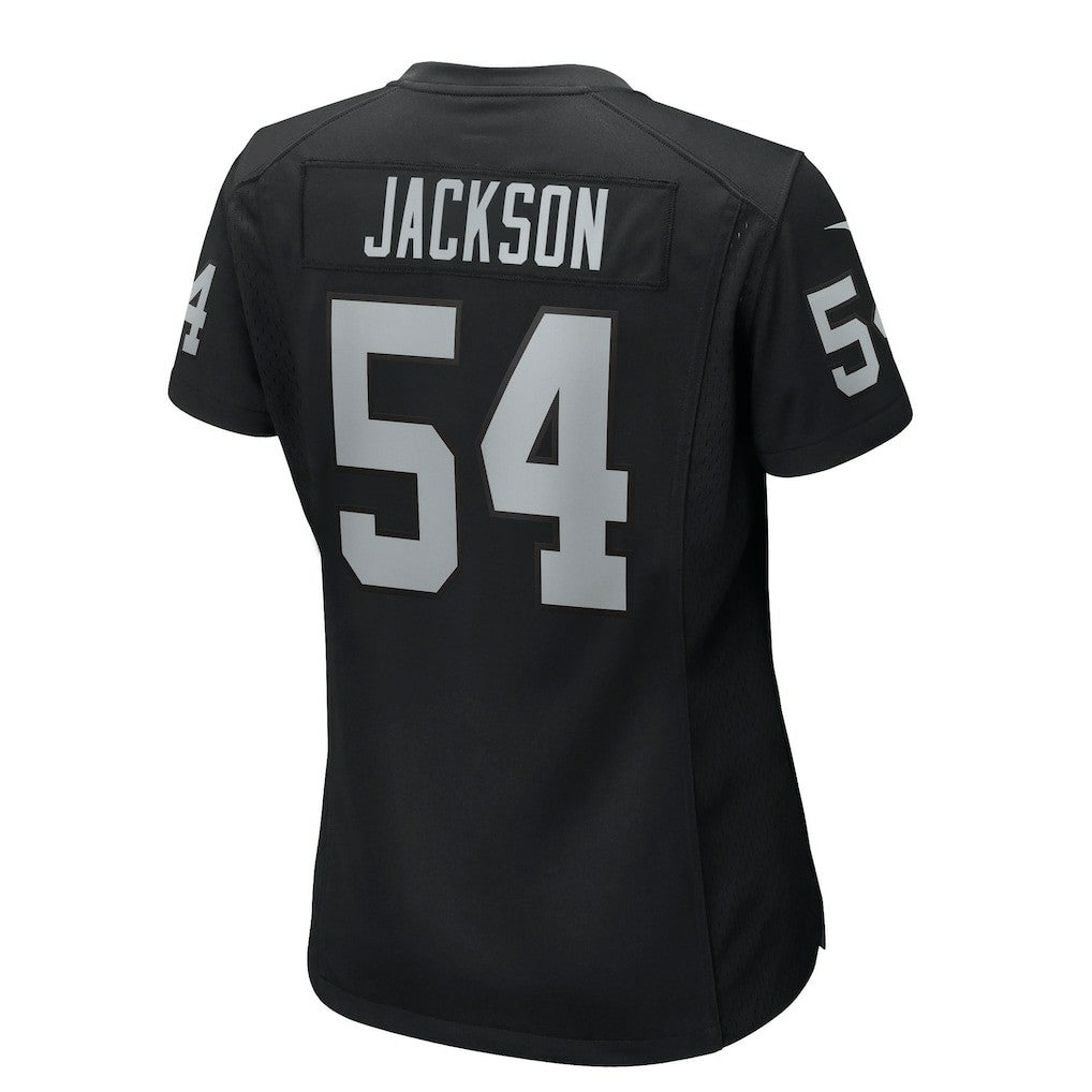 Brennan Jackson Las Vegas Raiders Women's Team Game Jersey Black