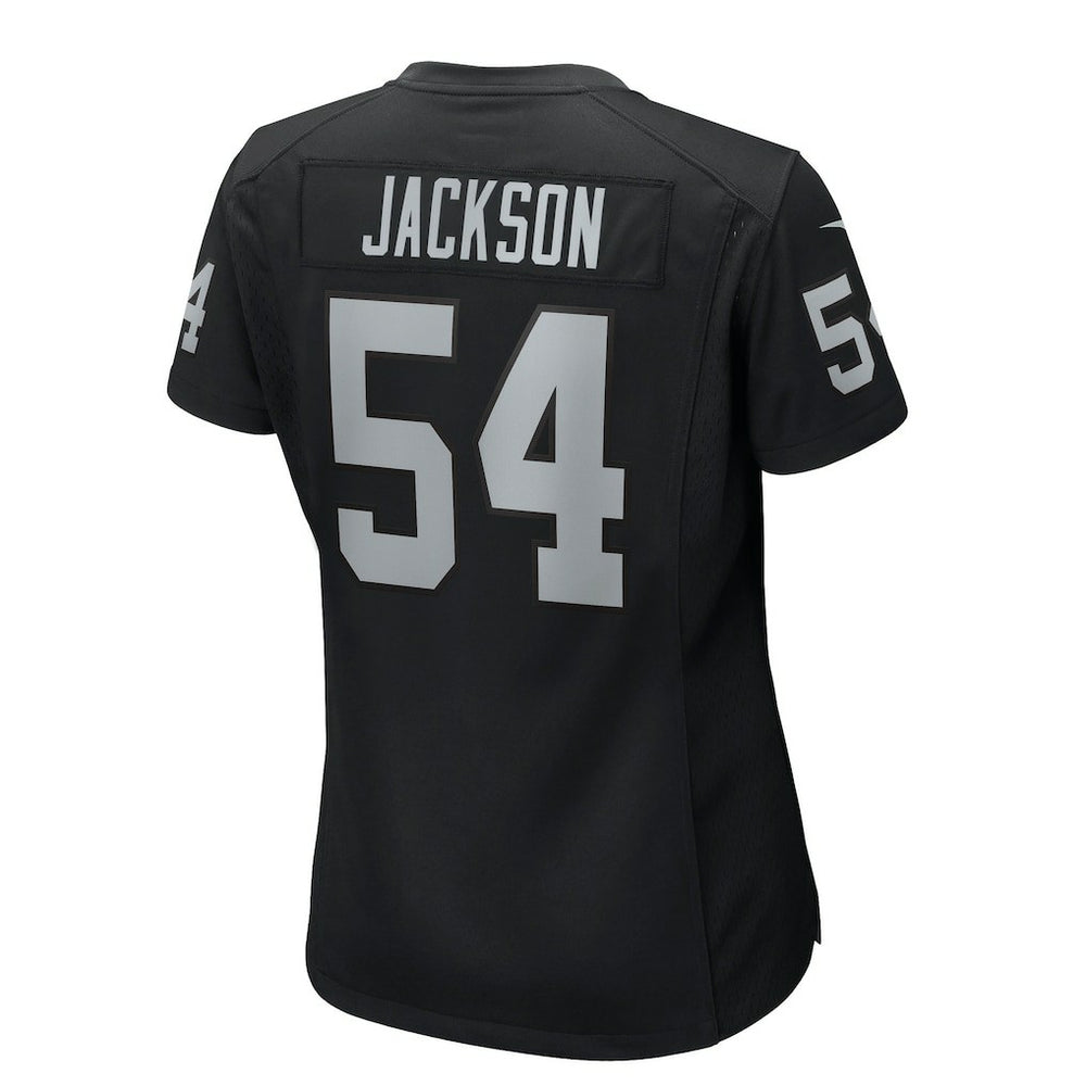 Brennan Jackson Las Vegas Raiders Women's Team Game Jersey Black
