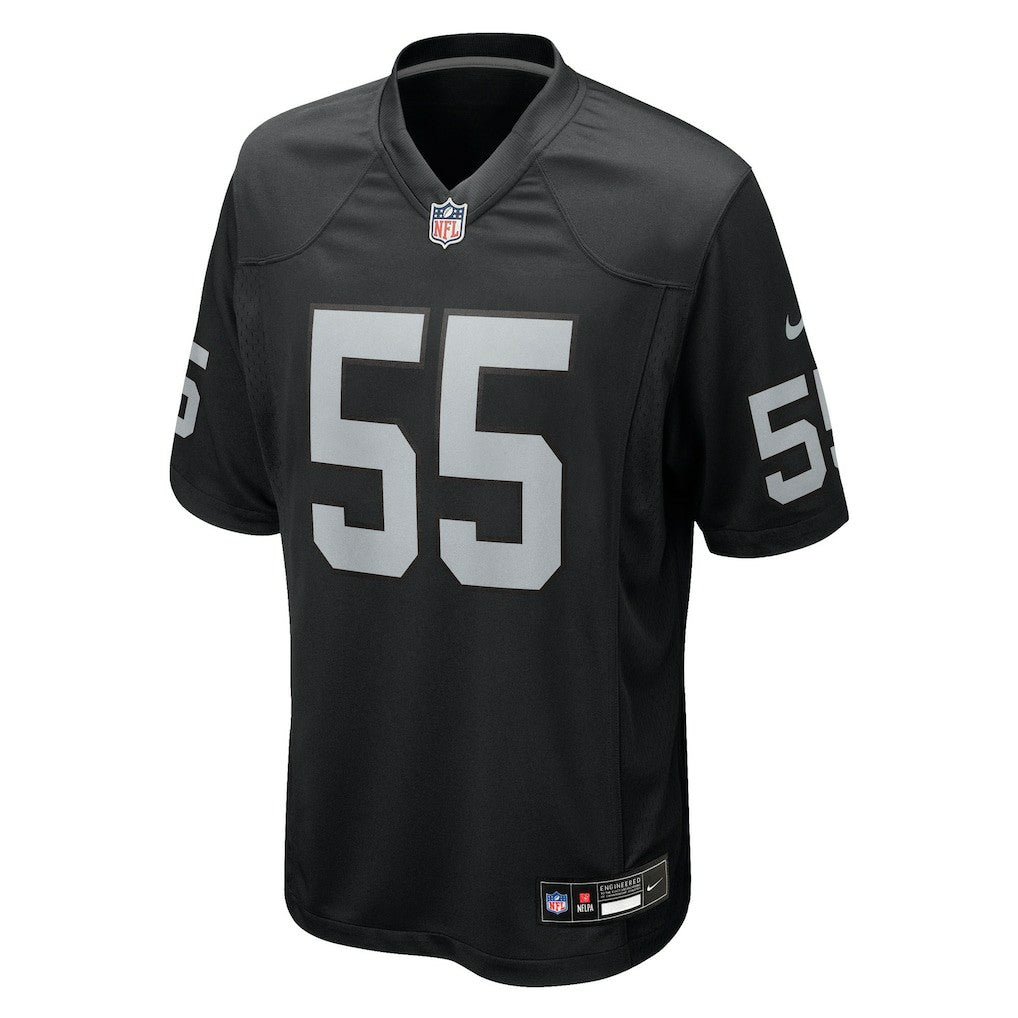 Cody Lindenberg Las Vegas Raiders Team Game Jersey Black