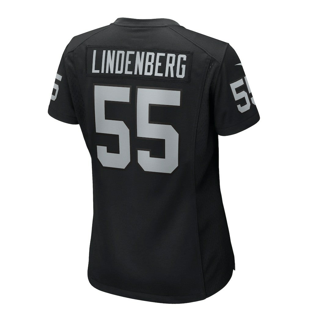 Cody Lindenberg Las Vegas Raiders Women's Team Game Jersey Black