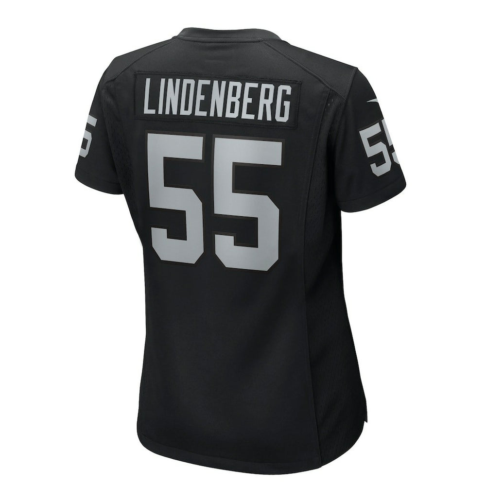 Cody Lindenberg Las Vegas Raiders Women's Team Game Jersey Black