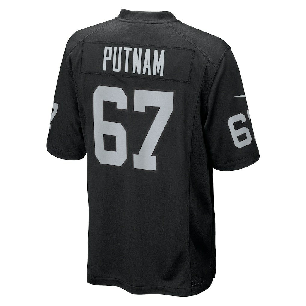 Will Putnam Las Vegas Raiders Team Game Jersey Black