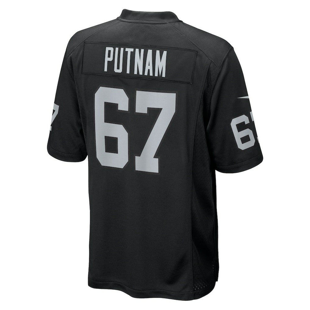 Will Putnam Las Vegas Raiders Team Game Jersey Black