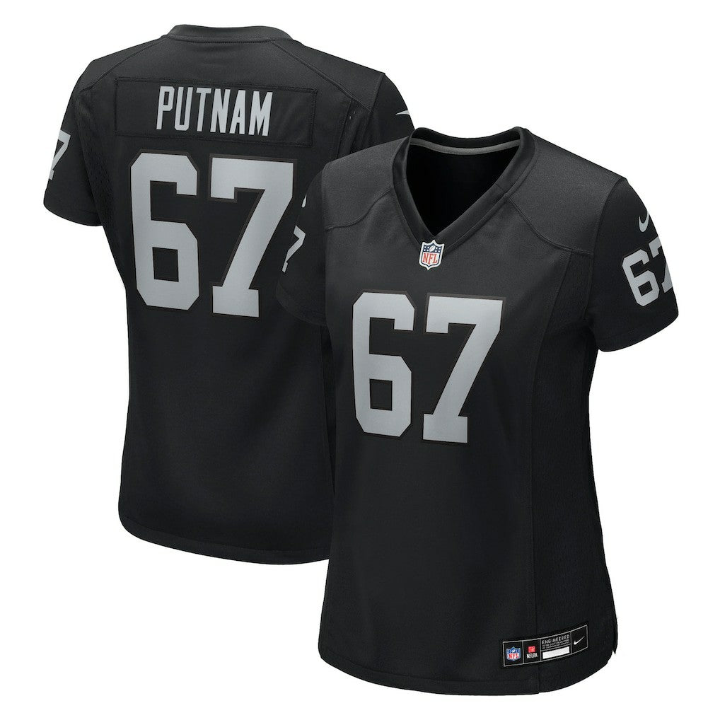 Will Putnam Las Vegas Raiders Women's Team Game Jersey Black